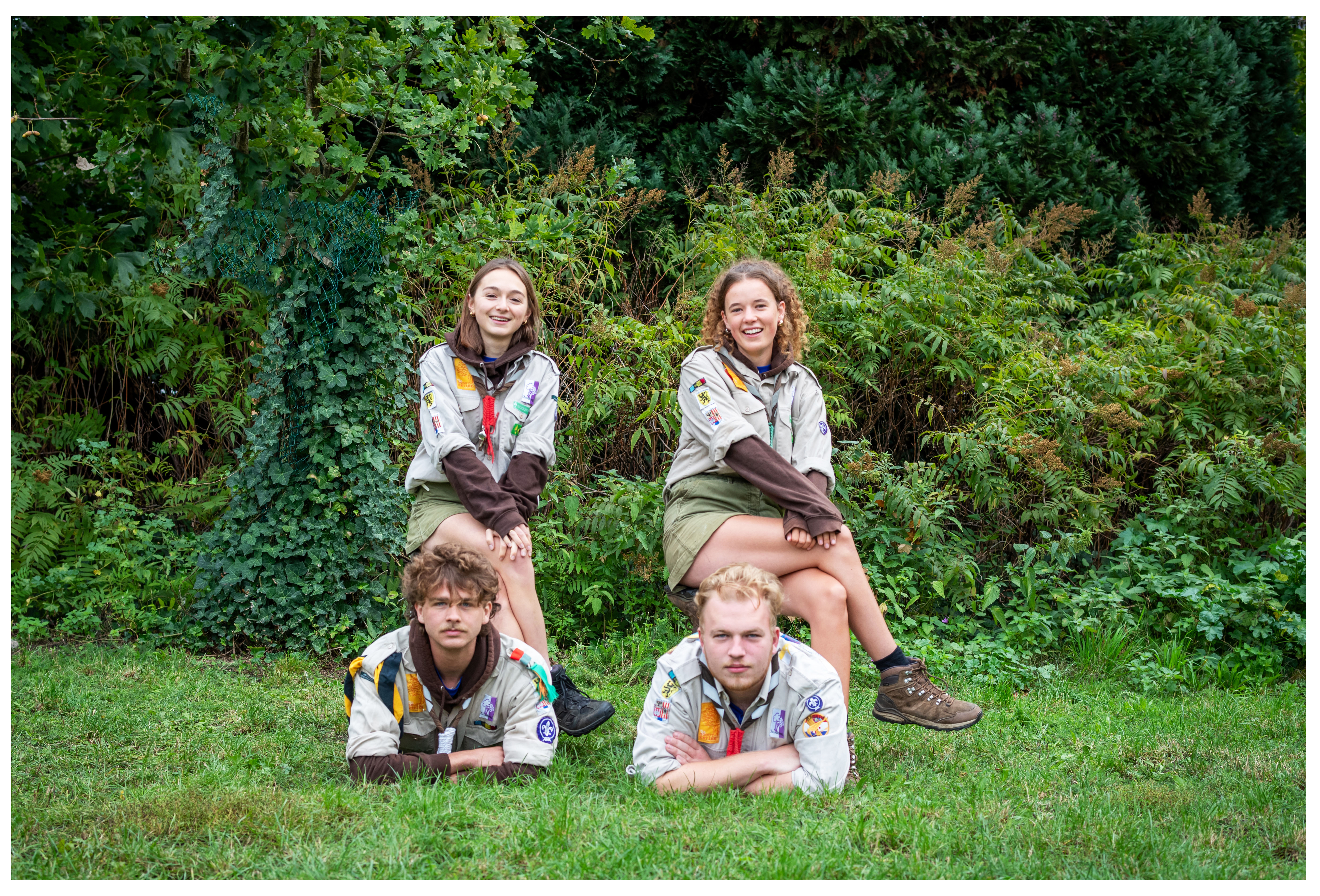 Groepsfoto Leiding Kapoenen